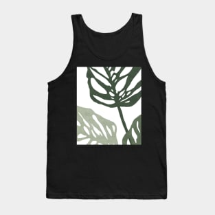 Monstera illustration Tank Top